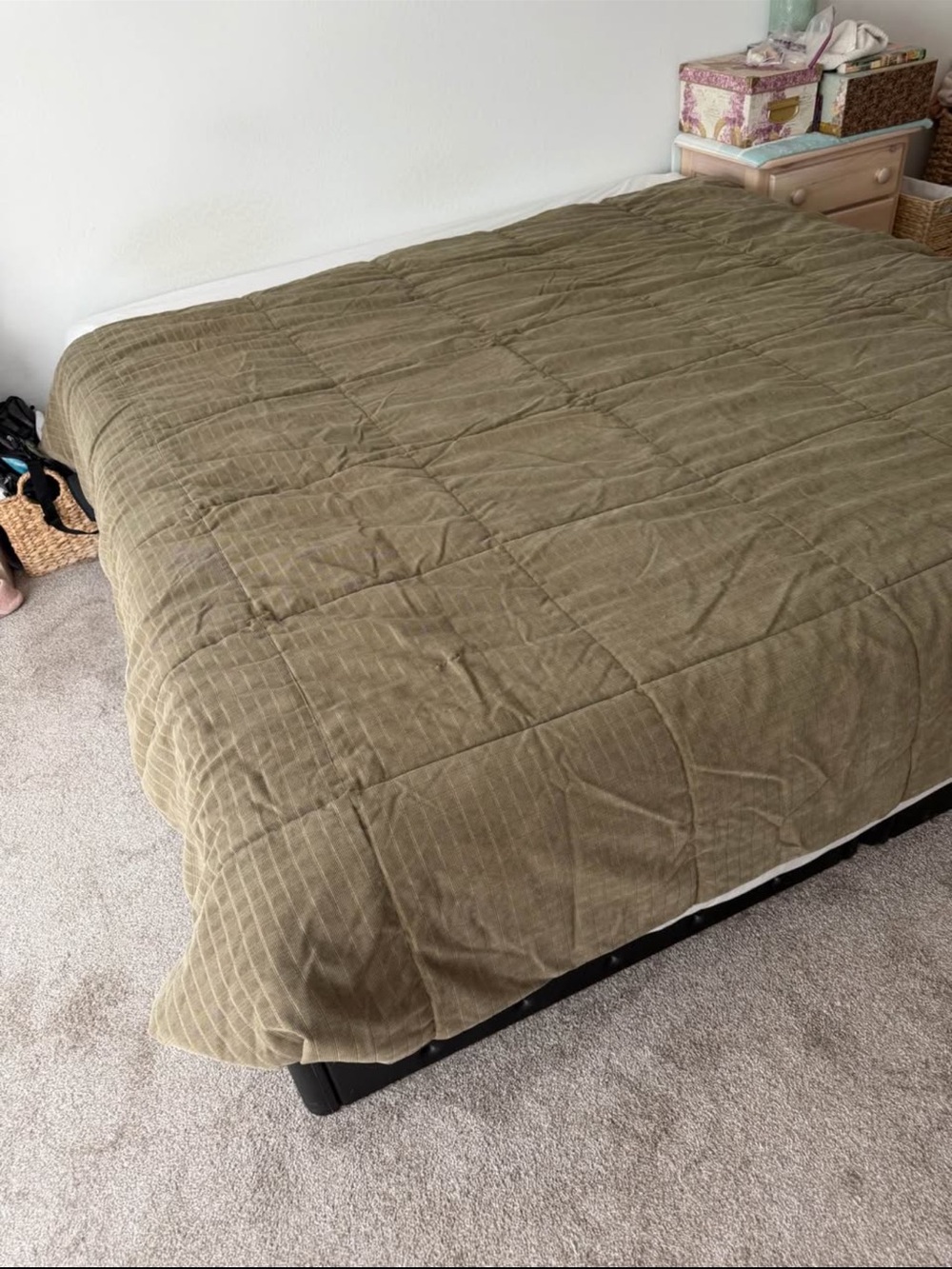 Better Homes And Gardens Olive Green Quilted Comforter